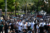 فيديو: يافا تنتفض بمسيرة حاشدة رفضاً لنبش مقبرة الاسعاف الاسلامية